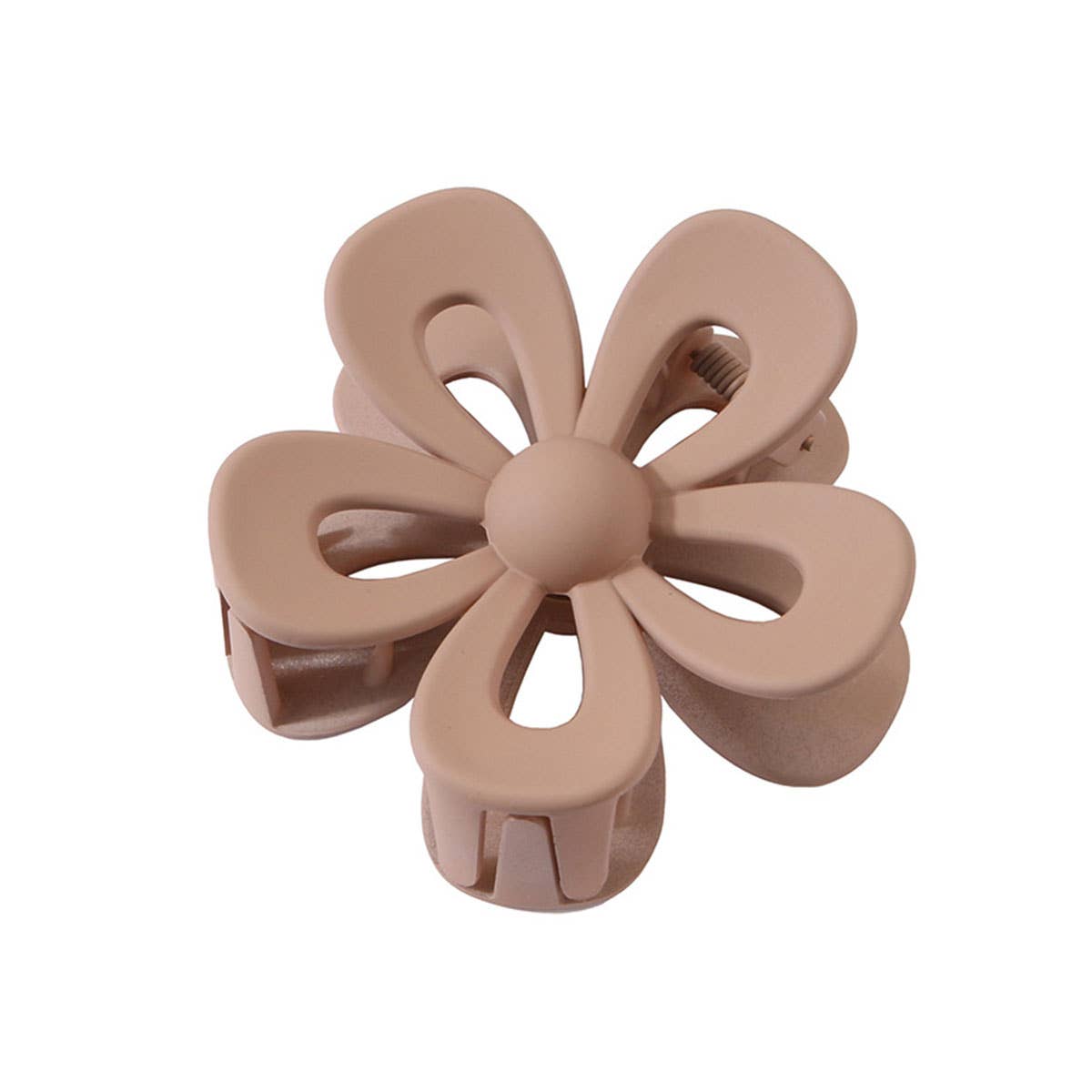 Matte Acrylic Flower Hair Claw Clip for Women_CWAHA0404