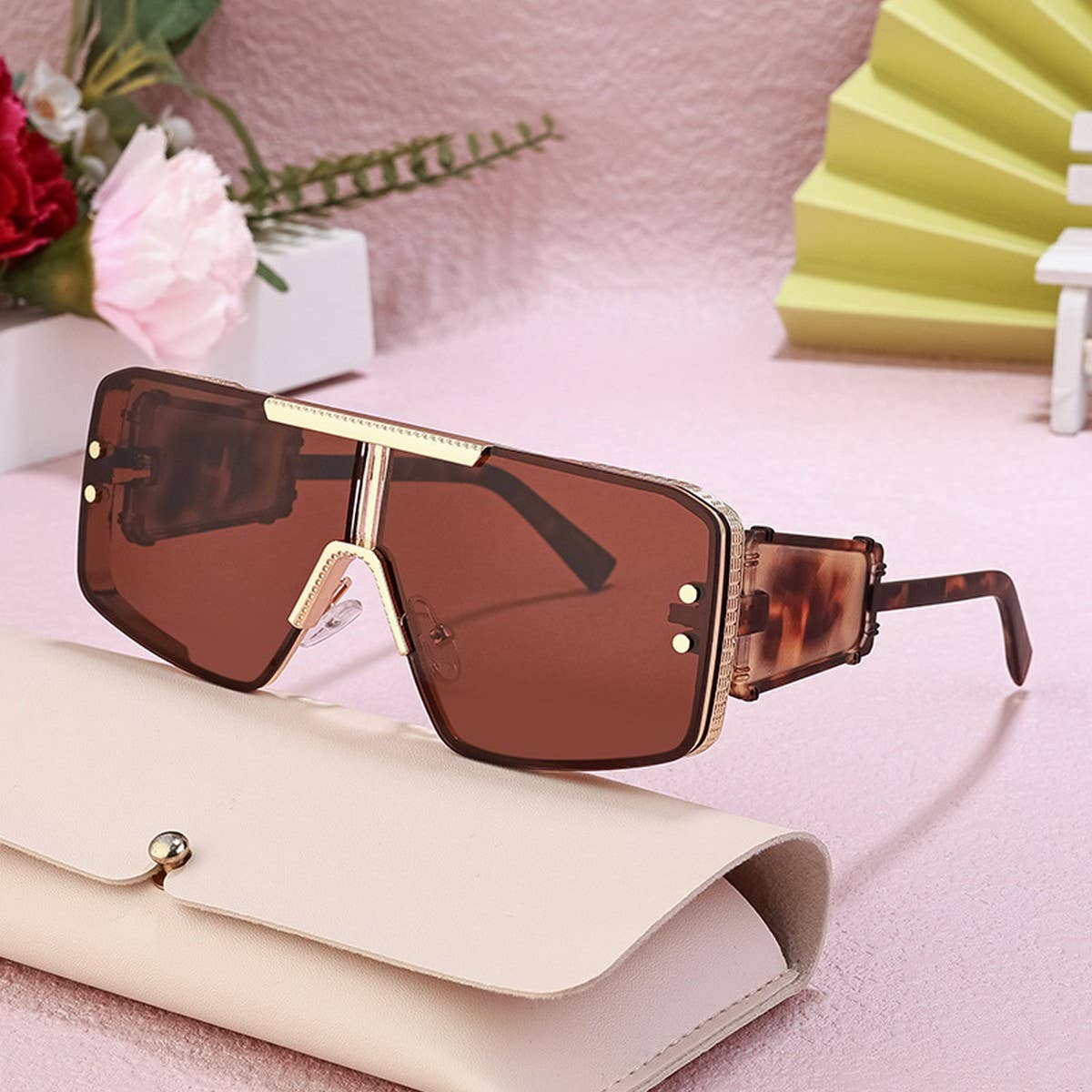 STEAMPUNK STYLE SUNGLASSES LARGE FRAME SUNGLASSES_CWASG0701