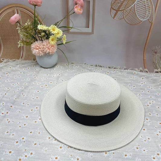 Summer simple wide brim encrypted sun hat_CWAH3562