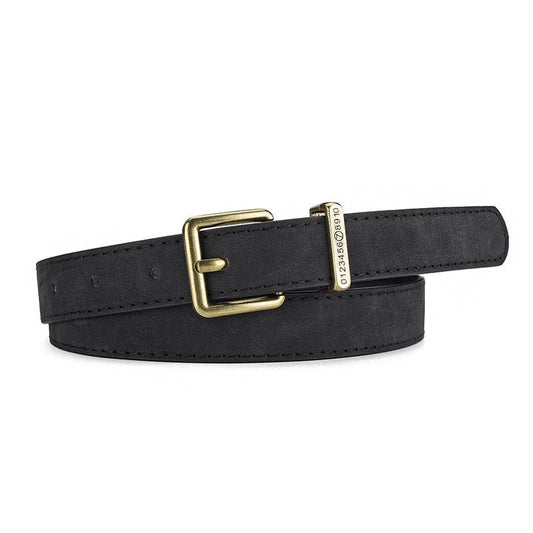 FROSTED NEEDLE BUCKLE WOMEN'S DENIM BELT
