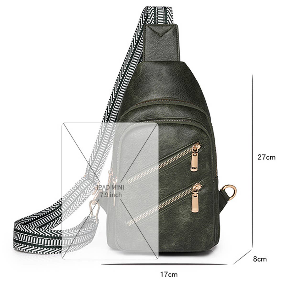 2024 NEW SIMPLE PU CHEST BAG_CWAB2734