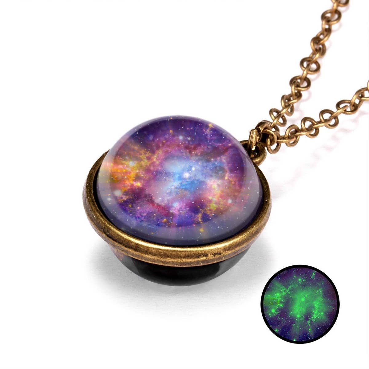 CWAJE2502_LUMINOUS DOUBLE-SIDED UNIVERSE STARRY SKY NECKLACE