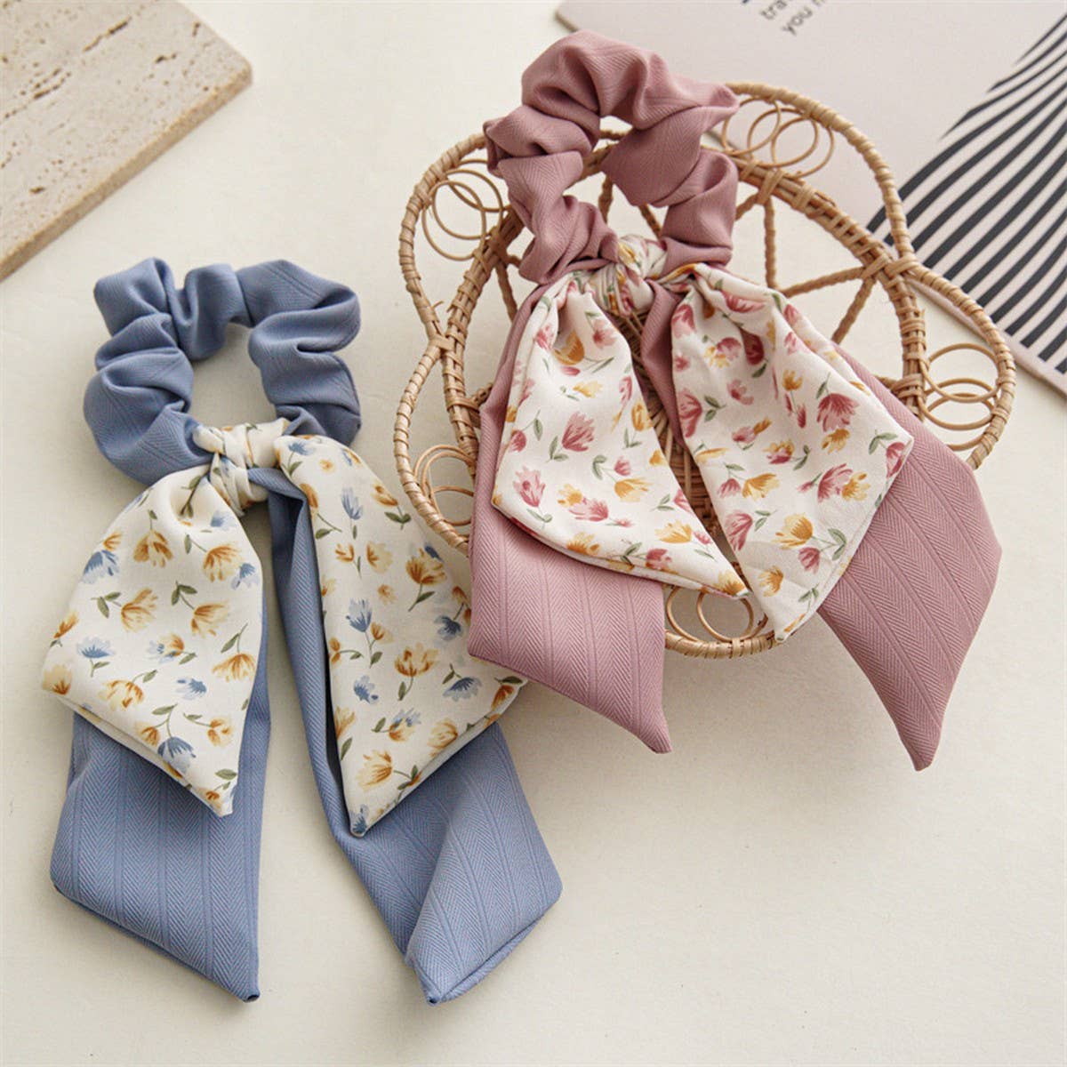 2024 NEW STYLE DOUBLE-LAYERED BOW HAIR TIE_CWAHA1086