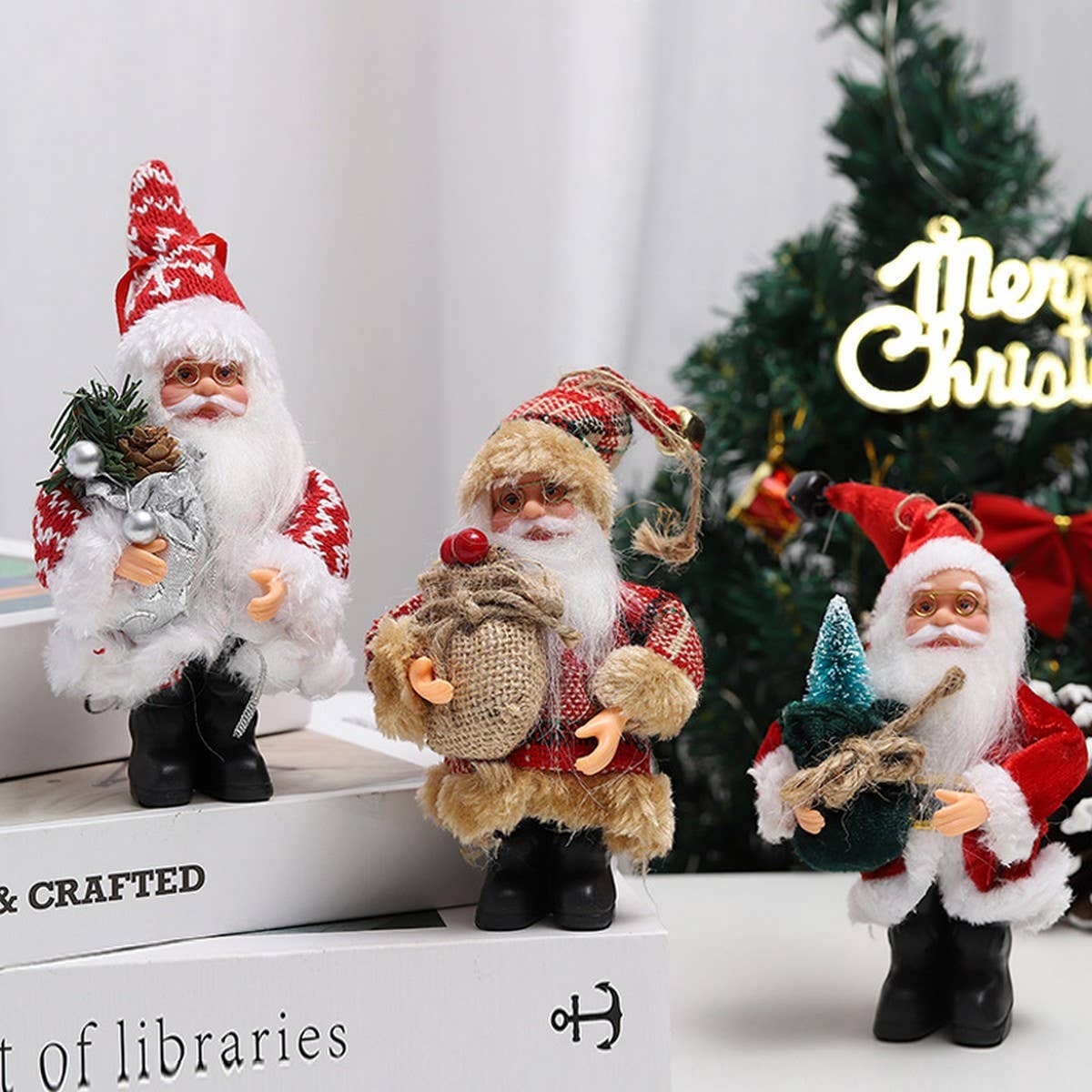 SANTA CLAUS DOLL PENDANT CHRISTMAS DECORATIONS