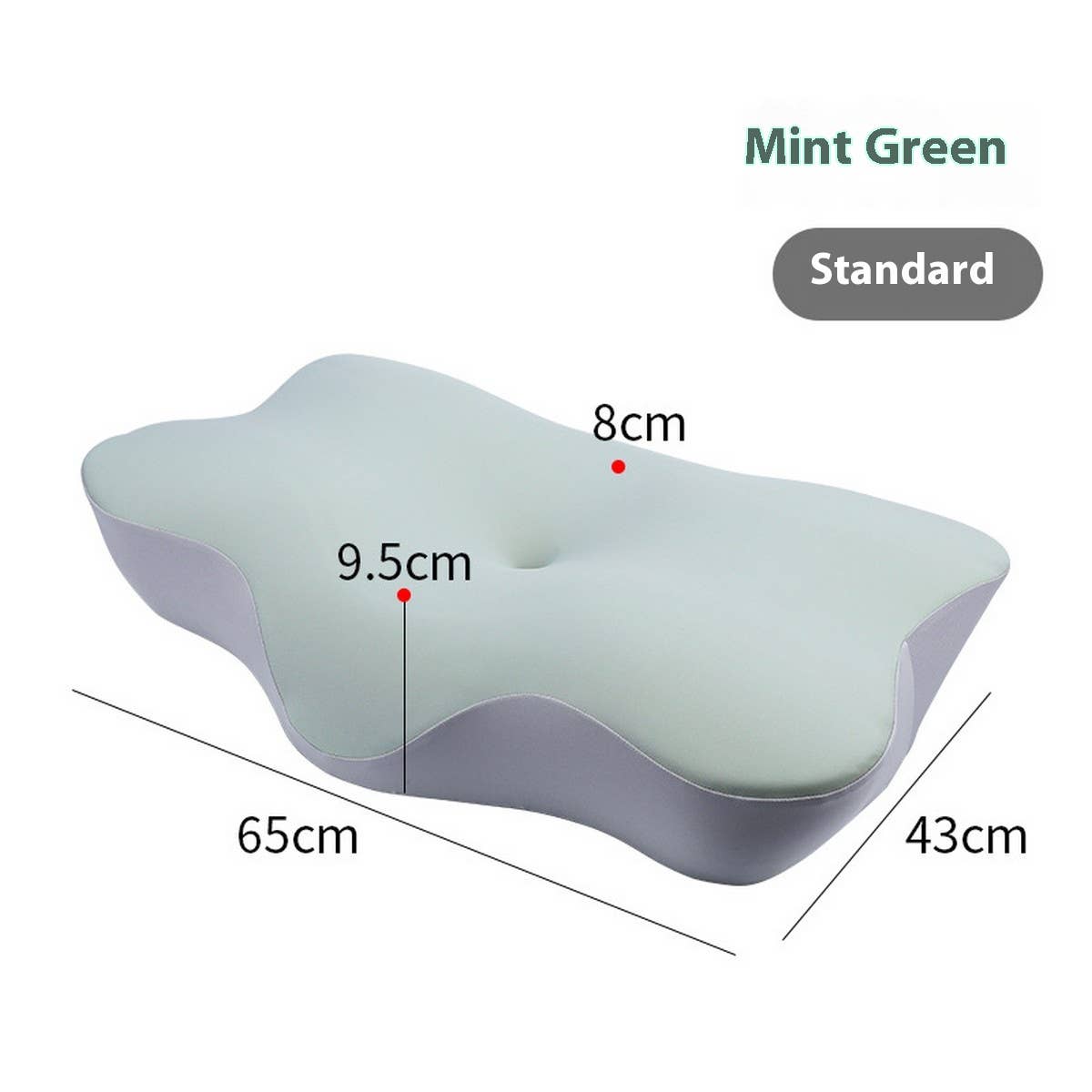 High Support Memory Foam Pillow, Slow Rebound