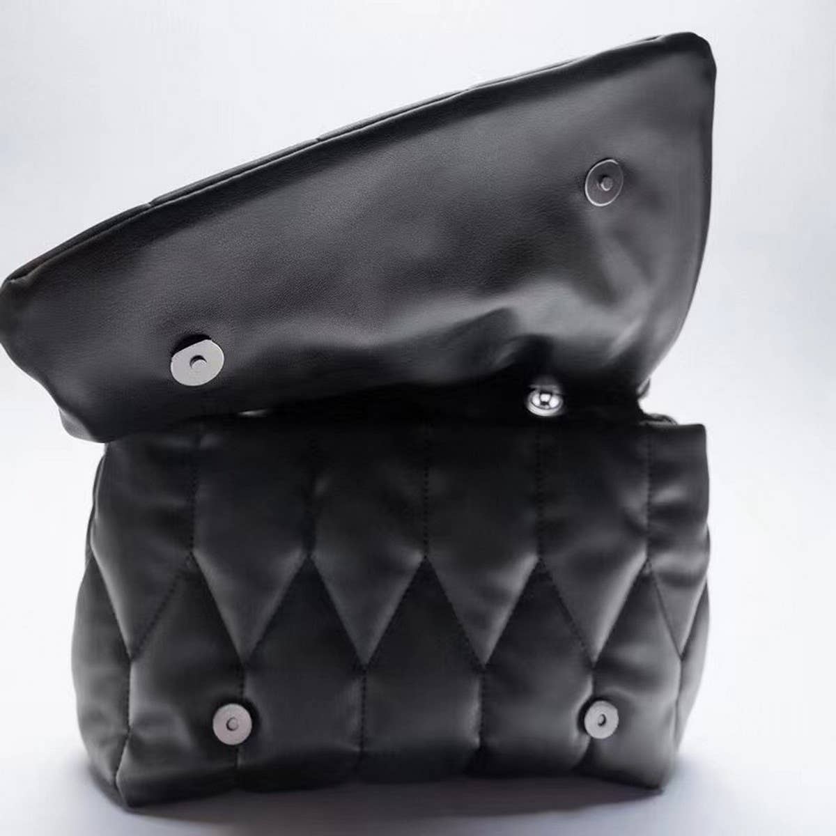 NEW FASHION BLACK CHAIN QUILTED SHOULDER BAG_CWAB3436