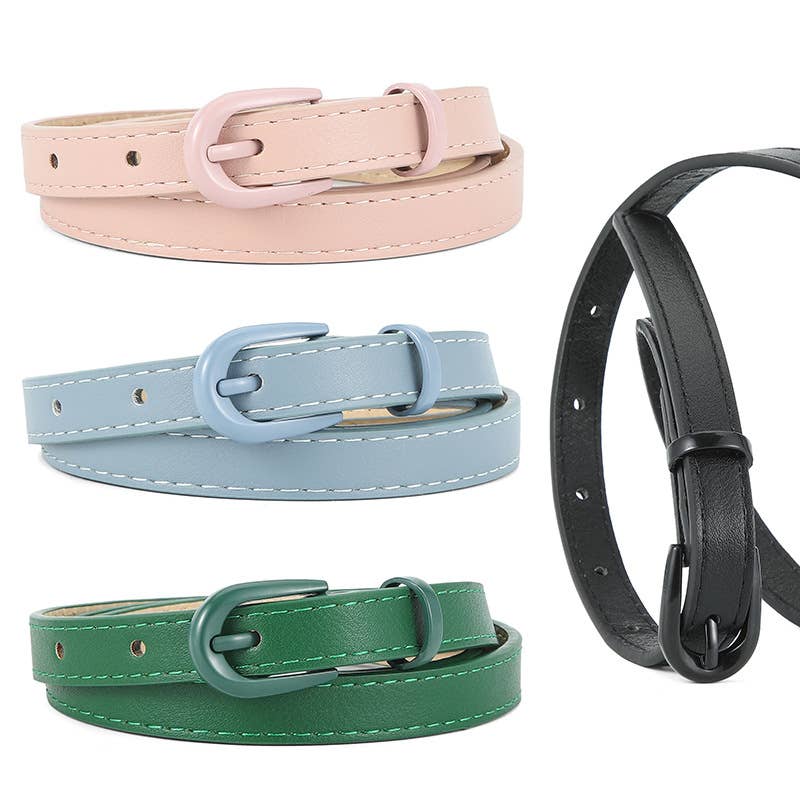 Versatile commuting pin buckle simple belt