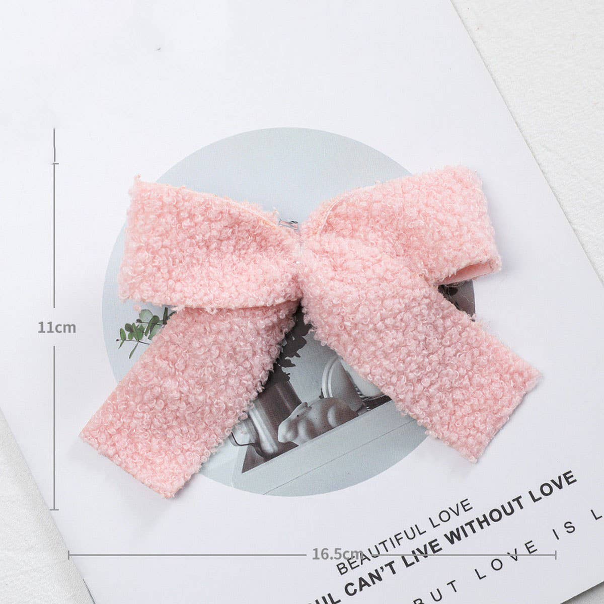 Felt Plush Bow Ribbon Christmas Tree Hanging Decor