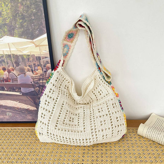 CWAB5055_FASHION KNITTED WOVEN BAG SHOULDER BAG