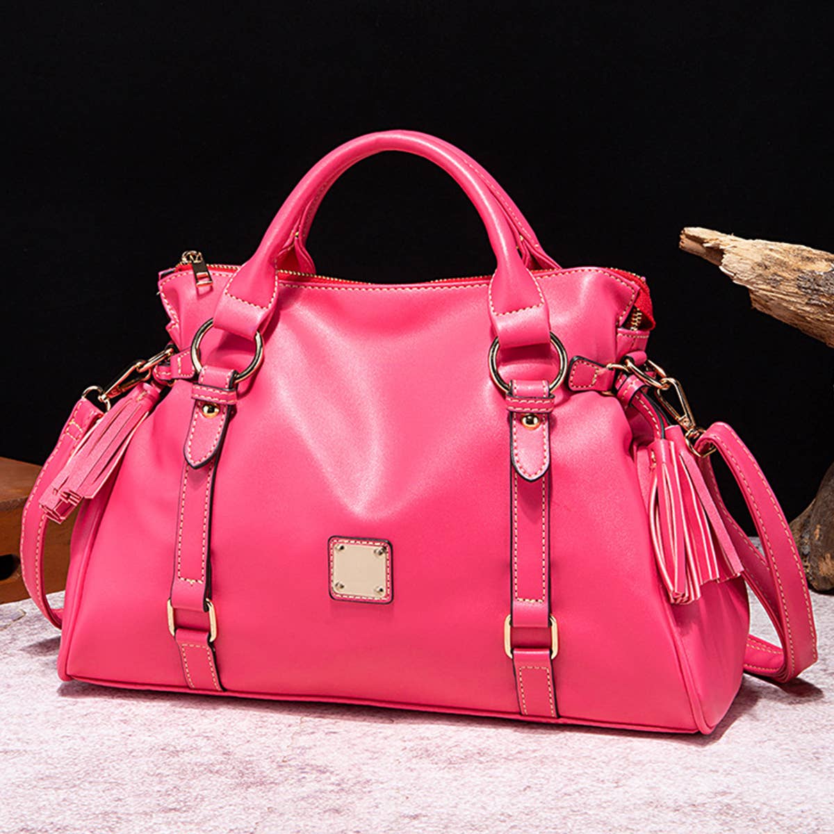 WOMEN LARGE CAPACITY TOTE BAG MESSENGER BAG_CWAB0565