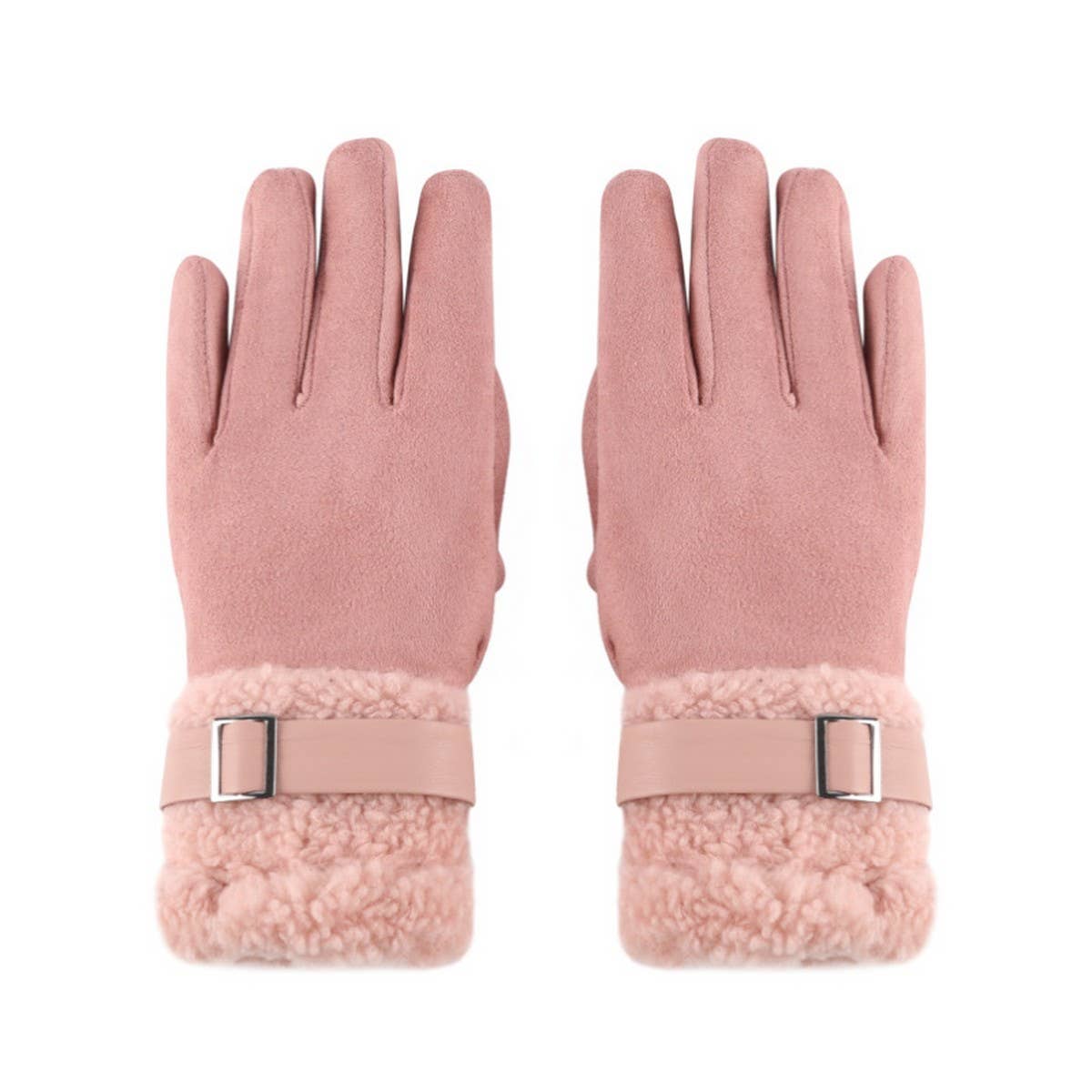 WINTER VELVET THICK WARM TOUCH SCREEN GLOVES_CWAG0381