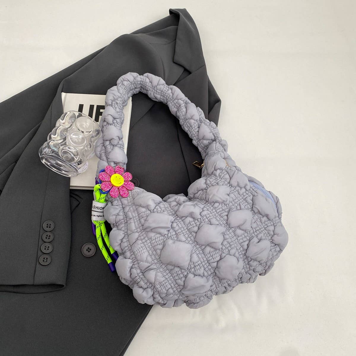 Mini Puffy Cloud Dumpling Shoulder Bag_CUAB00479