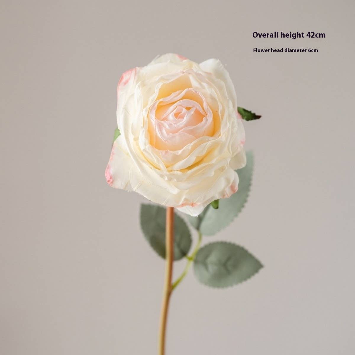 Elegant Burnt Edge Rose Bouquet for Table Decor