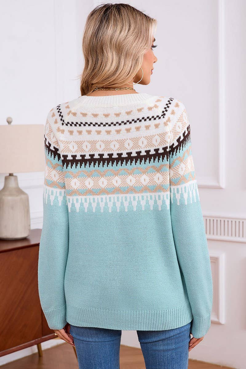 CWOSWL07302_LOOSE ZEBRA COLORBLOCK OFF-SHOULDER BATWING TOP