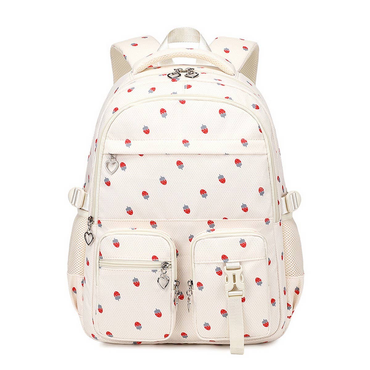 Strawberry Backpacks for School Teen Girls Nylon_CWAB5493