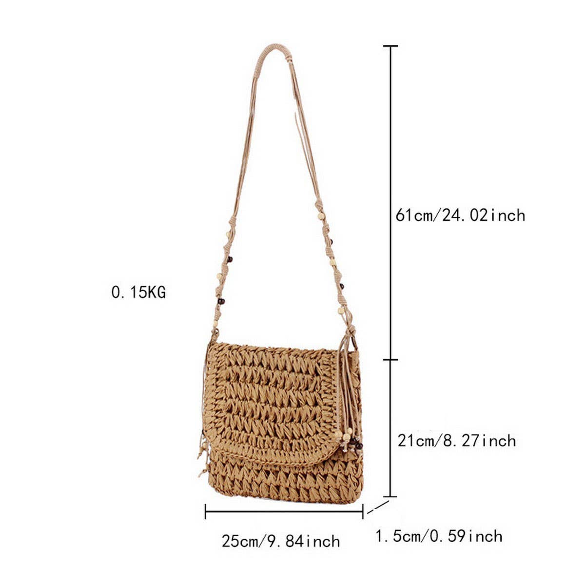 FASHIONABLE HOLIDAY WOVEN SMALL SQUARE BAG_CWAB4717