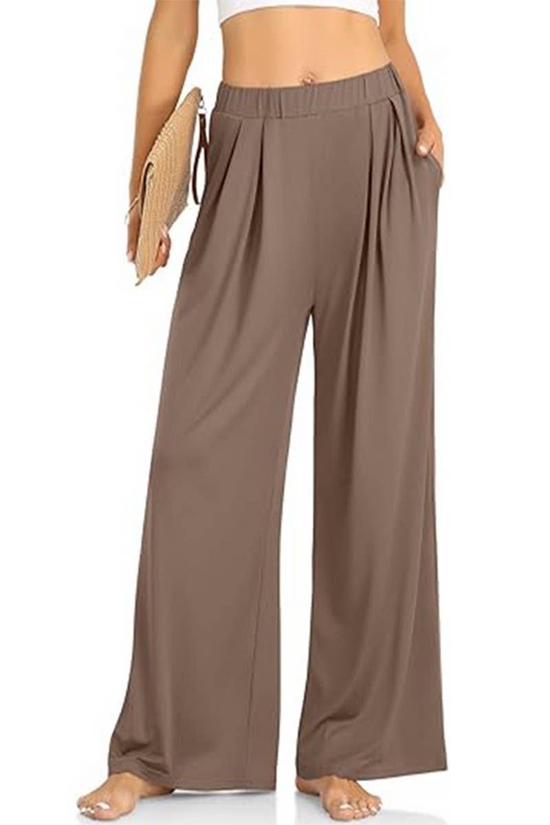 CWBLP1950_COMFY LOOSE FIT STRAIGHT LEG YOGA LOUNGE PANTS