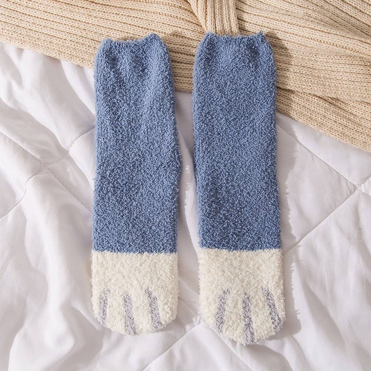 NEW STYLE WARM MID-CALF SLEEPING SOCKS_CWMS0967