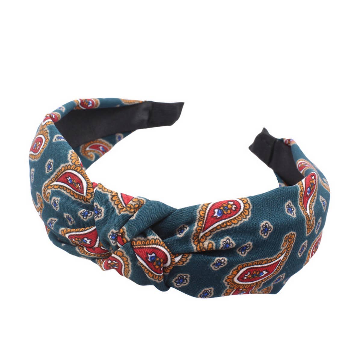 SIMPLE WIDE-BRIMMED FABRIC PRINTED HEADBAND_CWAHA1687