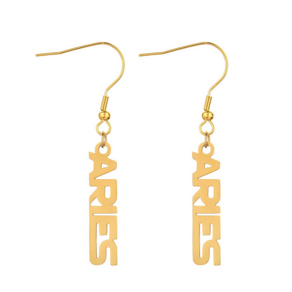 STAINLESS STEEL 12 CONSTELLATION LETTER PENDANT_CWMM2725