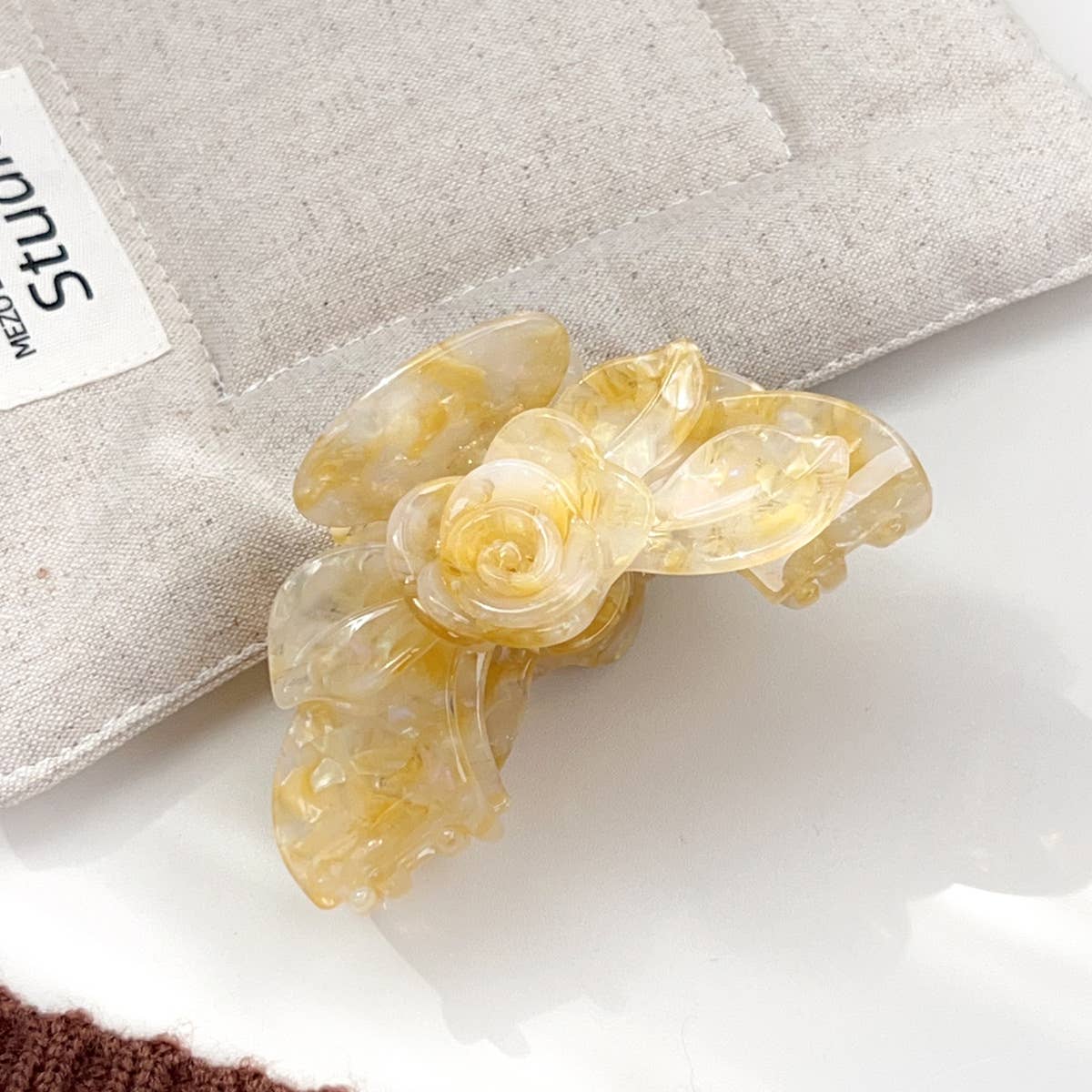 Acetic acid board flower hairpin tray hairpin