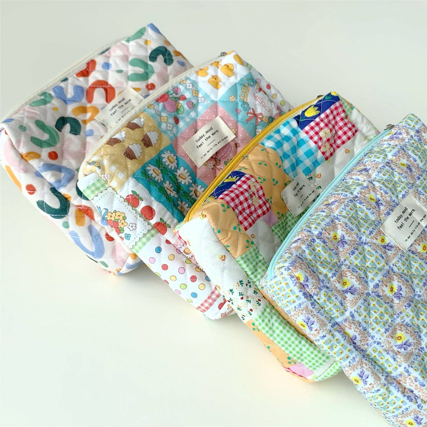 Floral storage bag large-capacity cosmetic bag