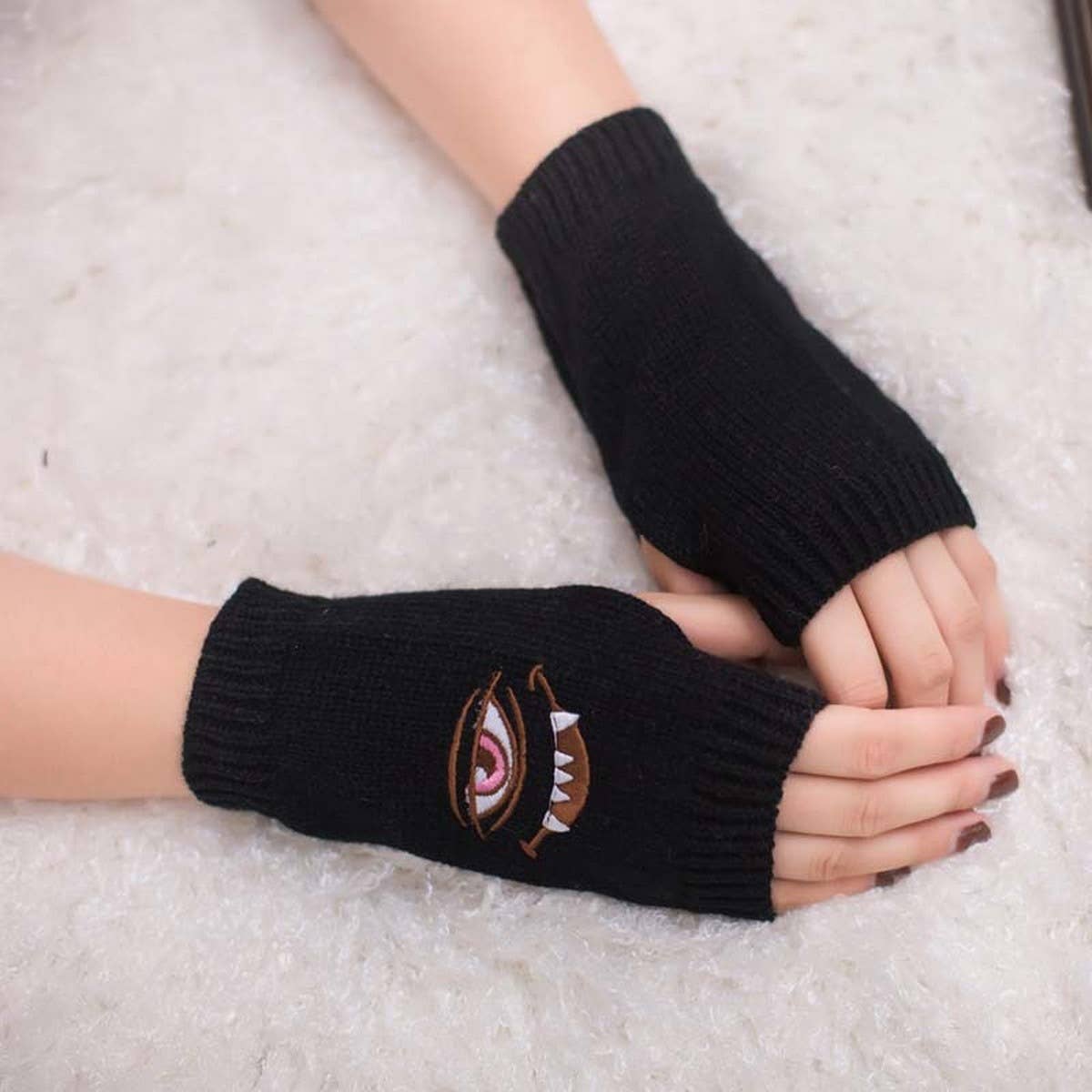 CWAG00533_HARAJUKU KNIT FINGERLESS GLOVES