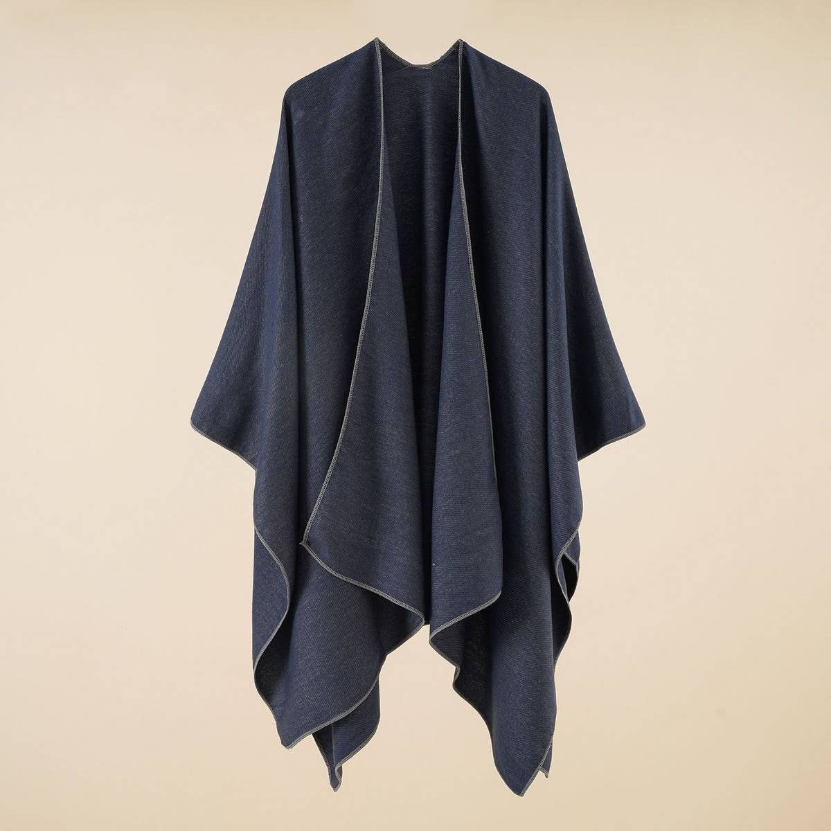 WARM CAPE SIMPLE SOLID COLOR FASHIONABLE SHAWL