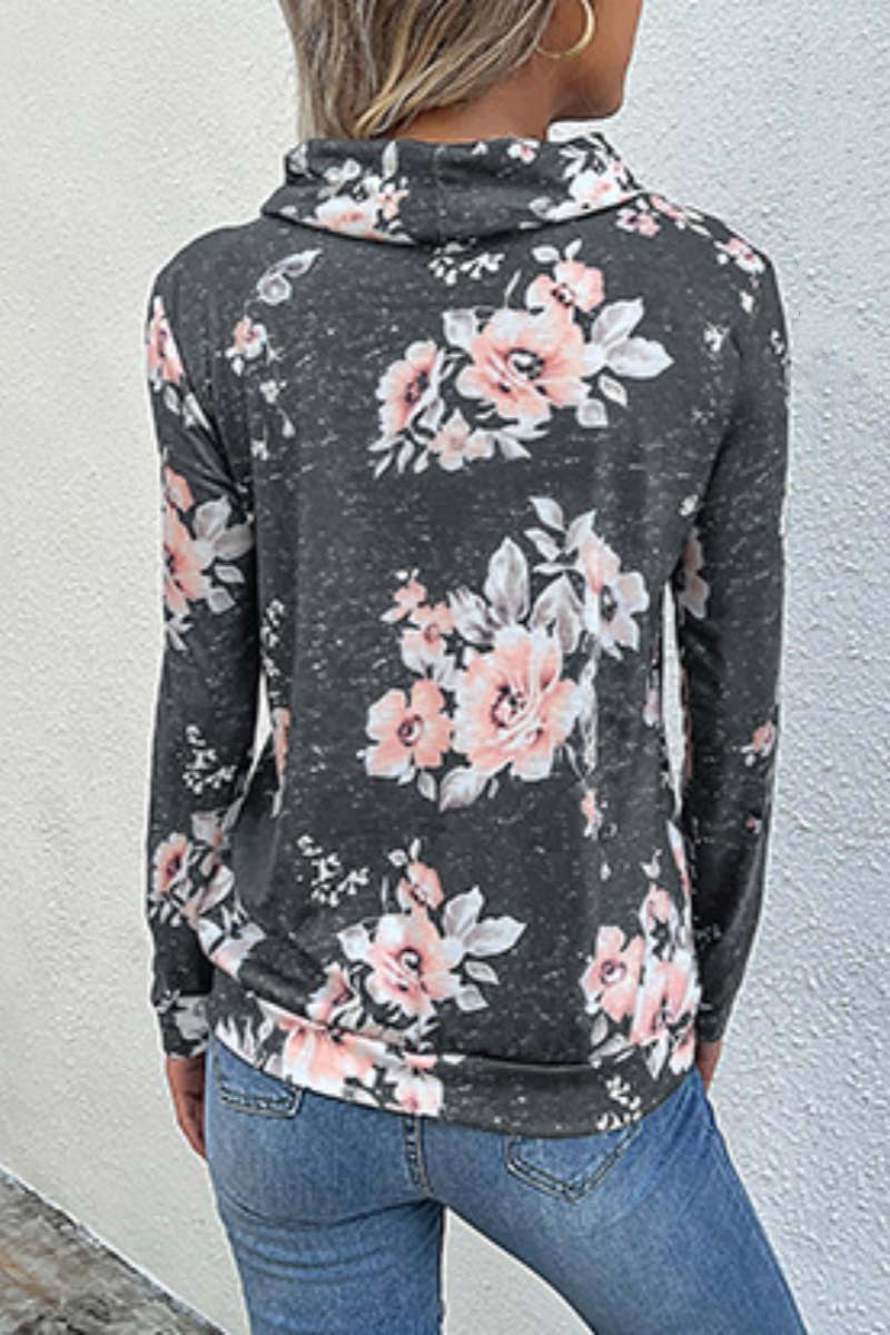 CWOHOL1015_PULLOVER PRINTED PILE NECK LONG-SLEEVED TOP