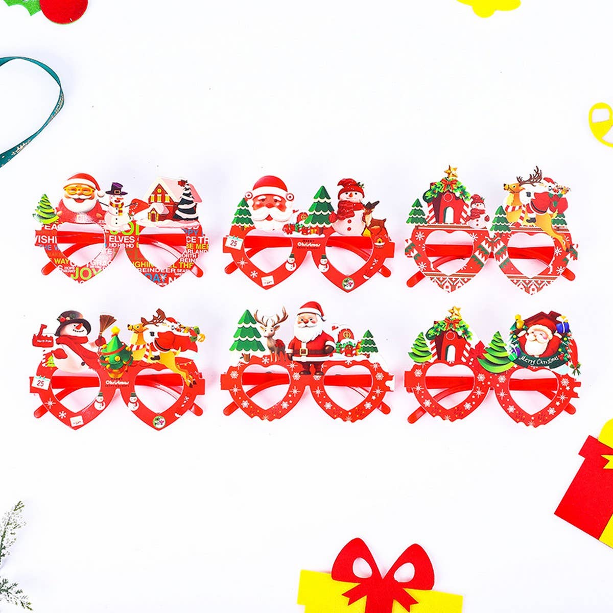 CREATIVE CHRISTMAS GIFT DECORATION GLASSES FRAME