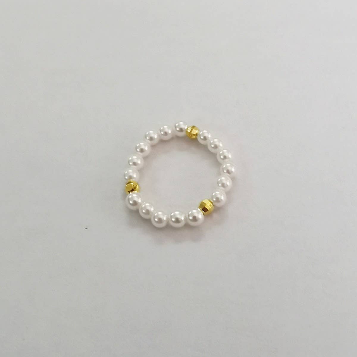 NEW MINI CRYSTAL PEARL RING