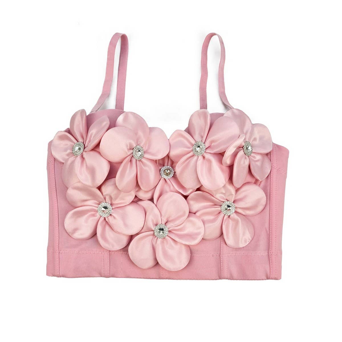 CREATIVE FLOWER HIGH-END HERRINGBONE BRA