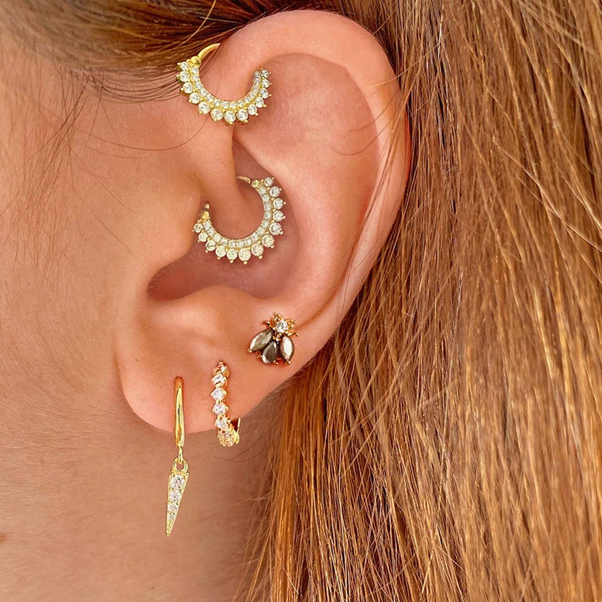 FASHION PERSONALITY SUNFLOWER EARRINGS_CWAJE1734