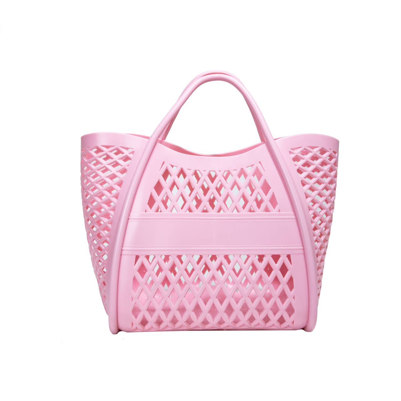 Large-capacity hand-held vegetable basket