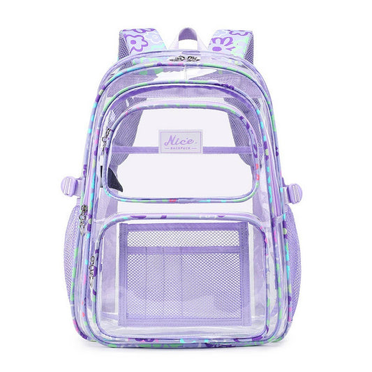 Clear PVC Backpacks for School Teen Girls_CWAB5492