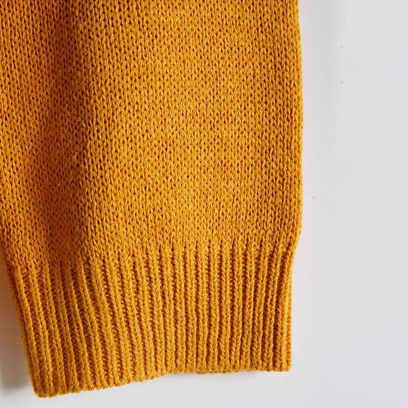 LEOPARD PRINT CONTRAST COLOR LONG KNIT CARDIGAN