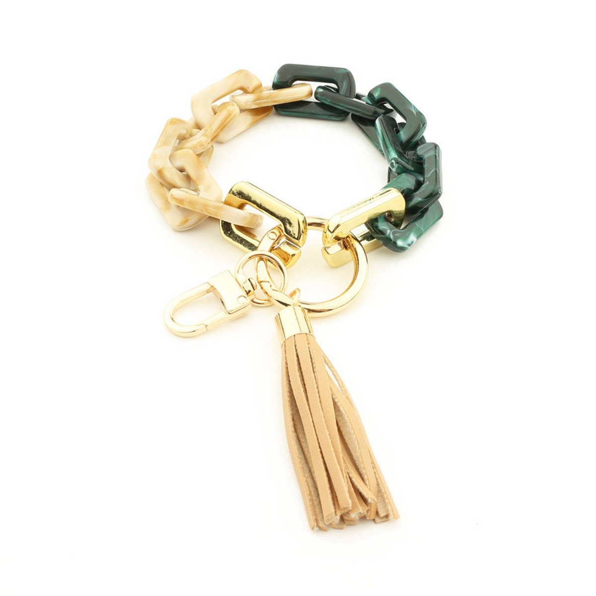 Colorful Acrylic Bracelet Keychain Resin Hand Strap_CWAB5020