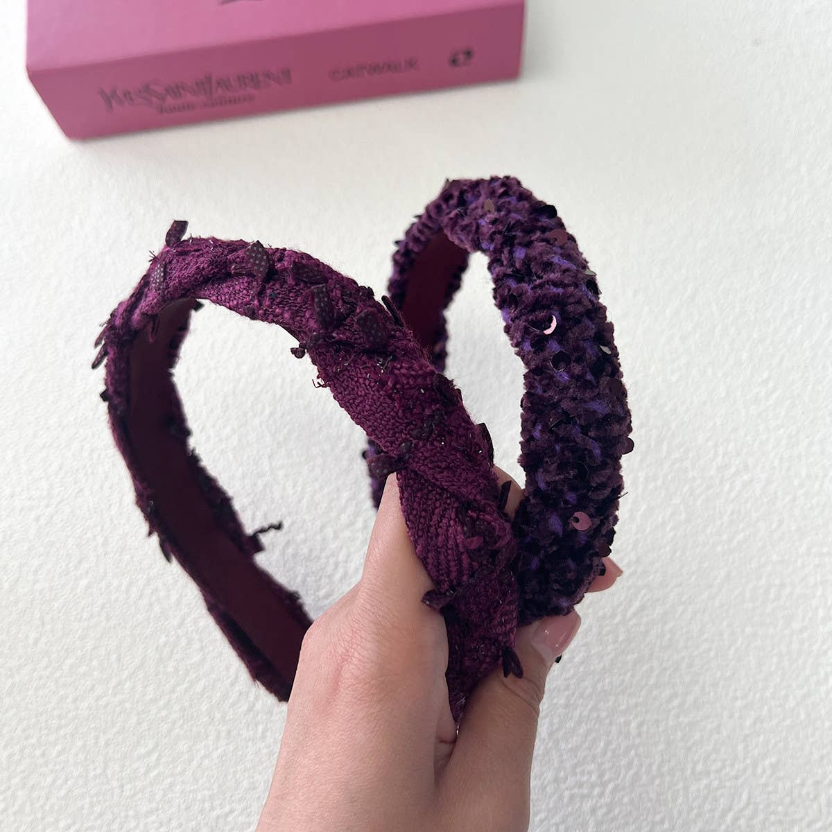 PERSONALIZED CROSS BRAID HAIRBAND_CWAHA2834