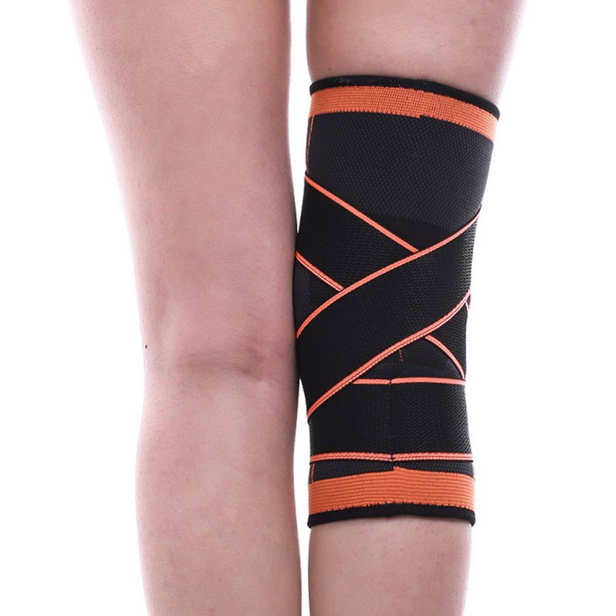 Athletic Knit Knee Brace with Compression Fit_CWMM7898