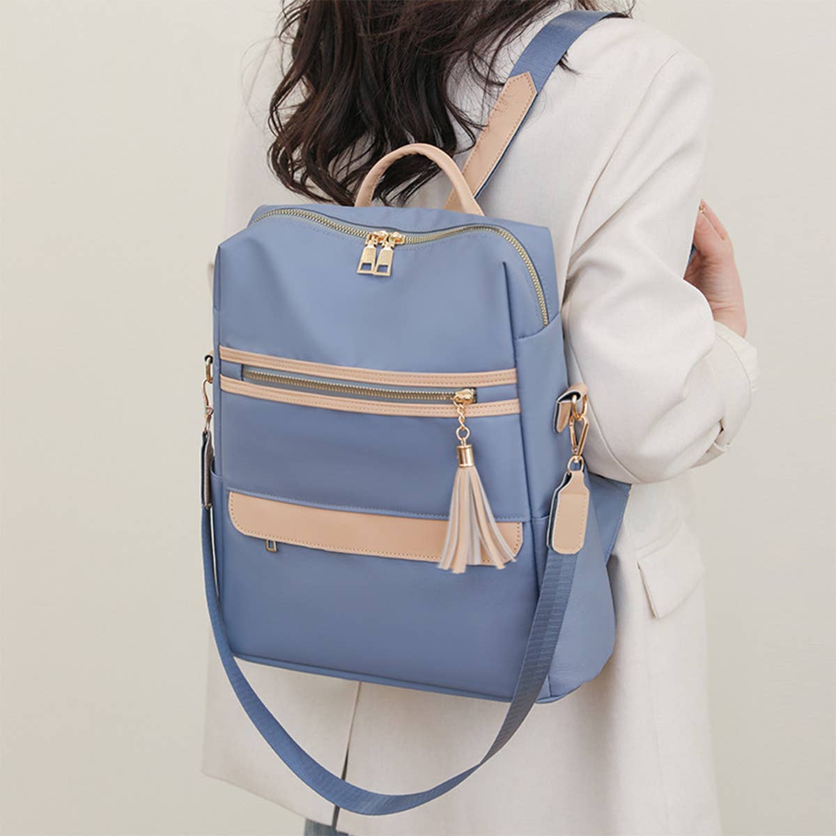 HANDBAG BACK TO SCHOOL NYLON BACKPACK FOR WOMEN_CWAB0755