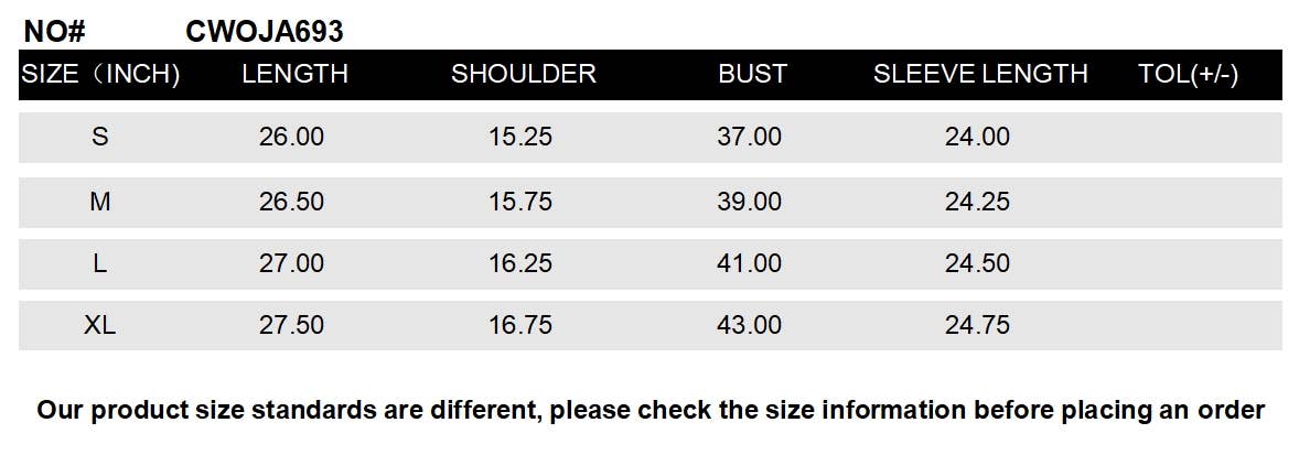 CWOJA693_Long Sleeve Full-Zip Thermal Basic Fleece Jacket