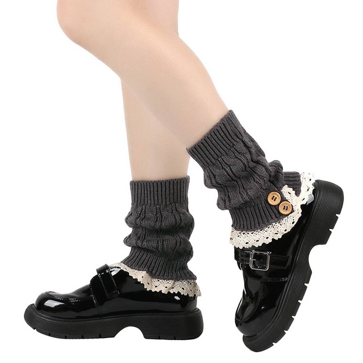 CWMM10052_BUTTON SOCKS SHORT LEG COVERS