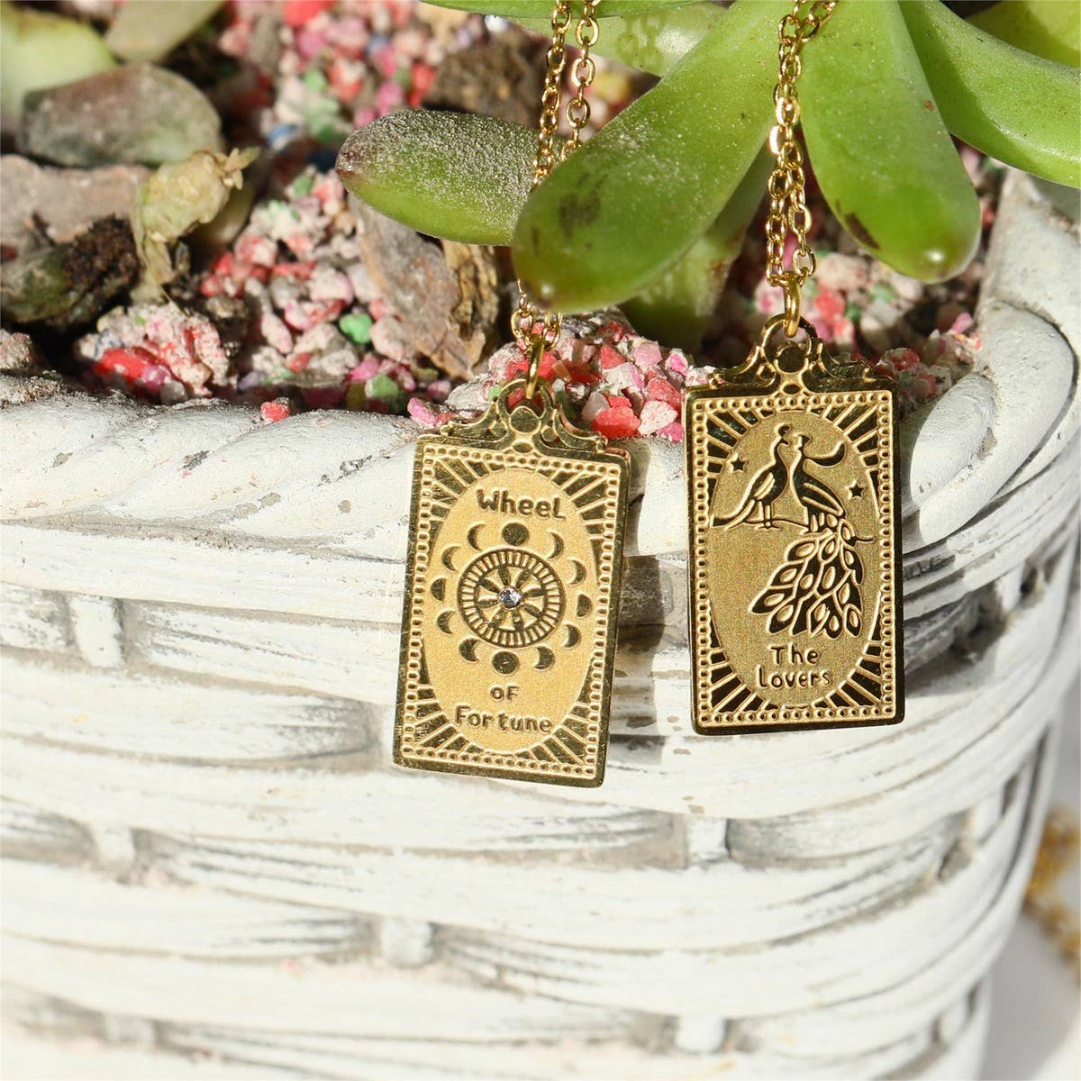 New Retro Classic Gold Tarot Necklace