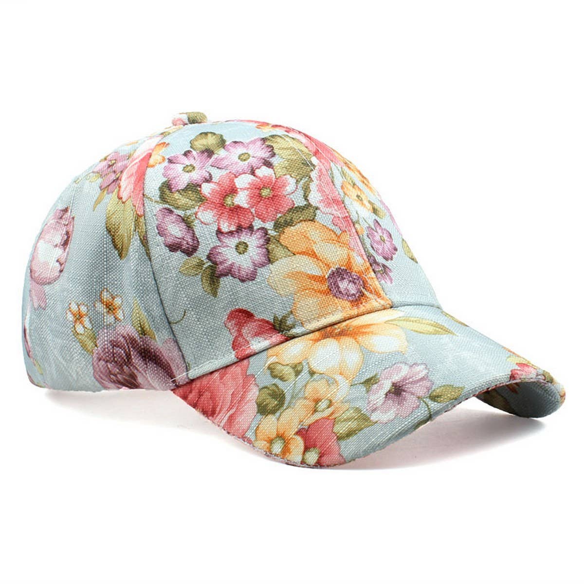 Breathable Floral Sun Hat Sweat-Baseball Cap_CWAH0955