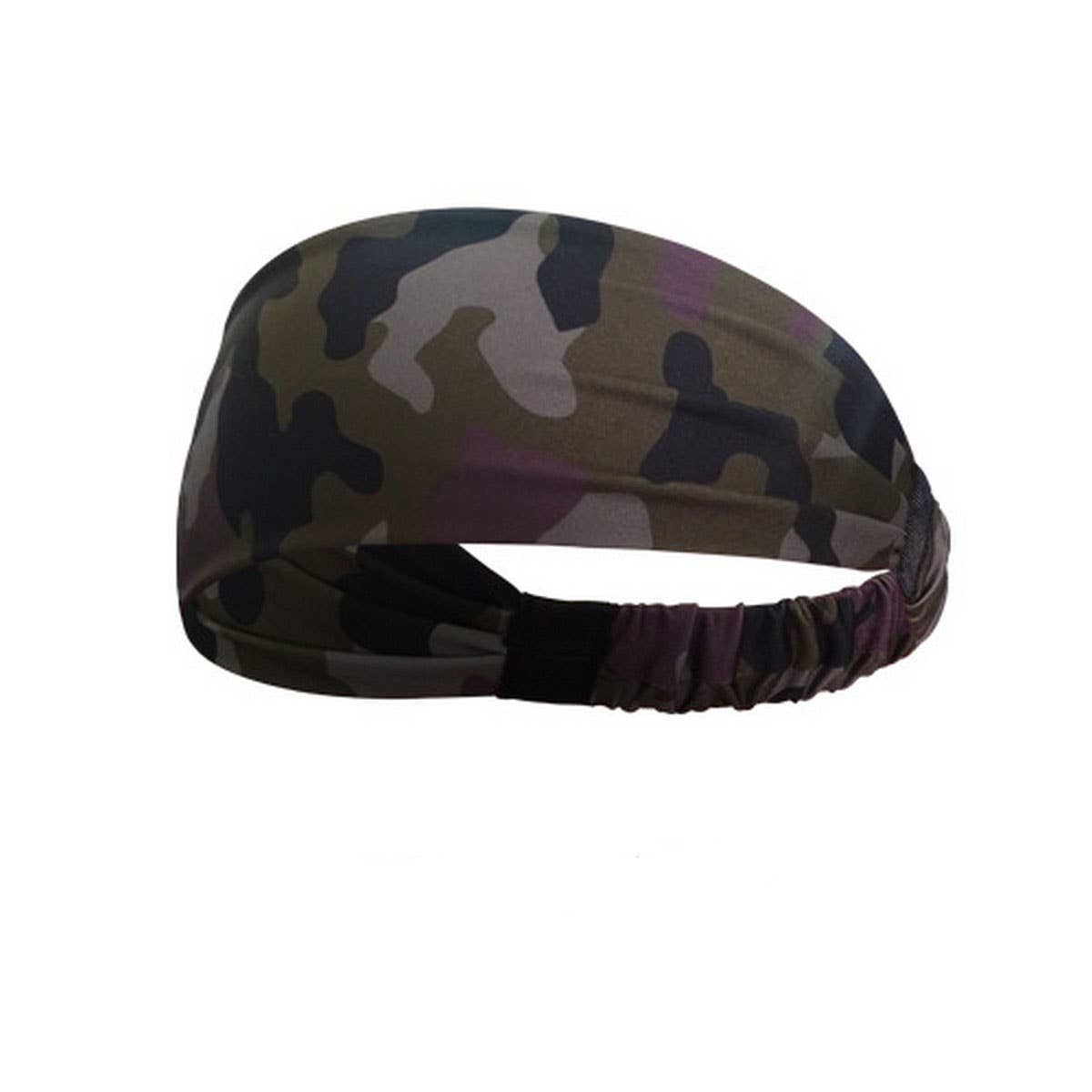 Wide Printed Sports Headband for Yoga & Workouts