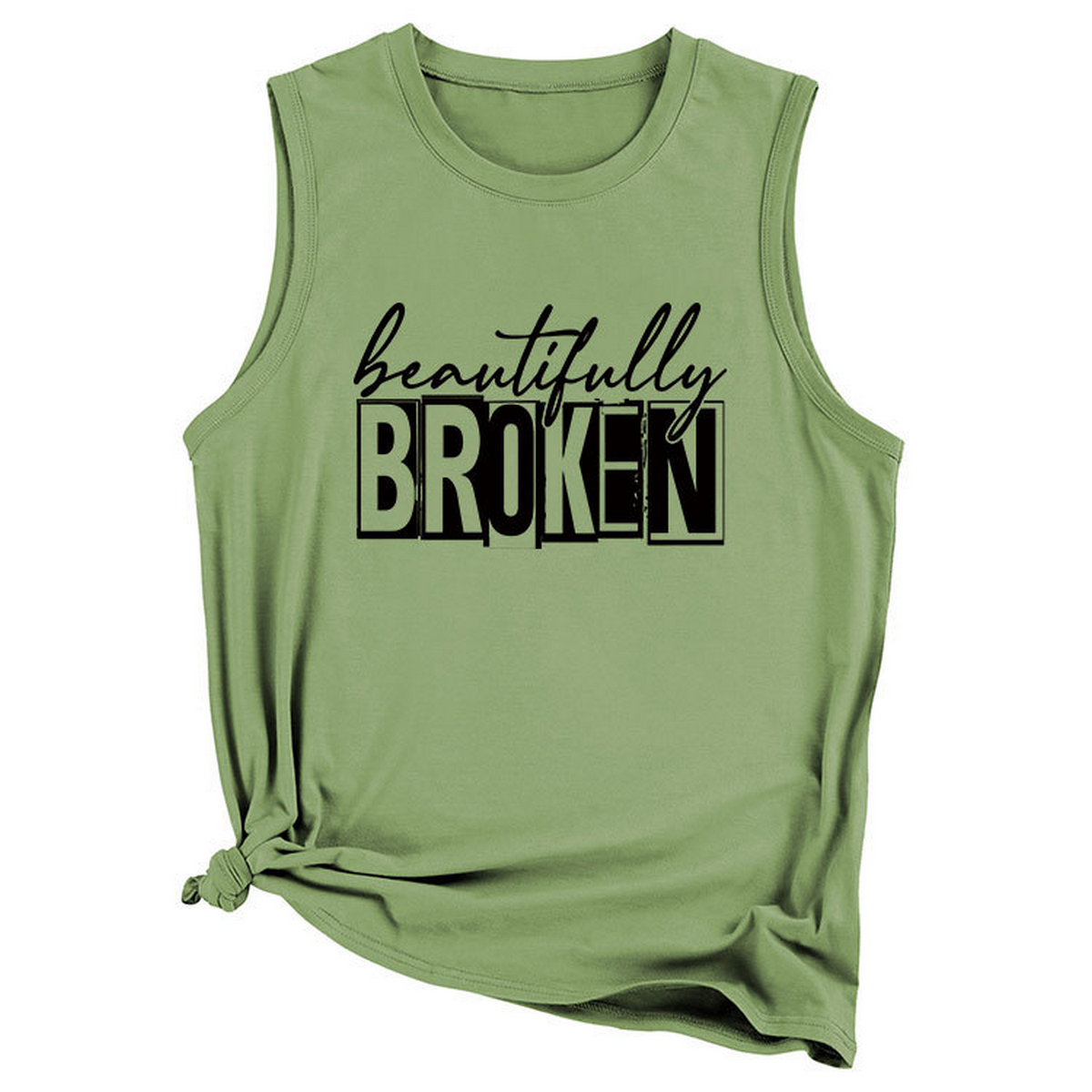 Women??¢s Casual Plus Size Tank Top, Loose Fit_CWTTSL0422