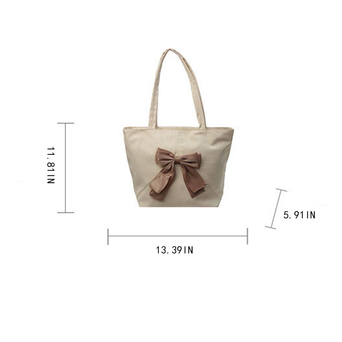 SMALL FRESH CASUAL BOW TOTE BAG_CWAB2691