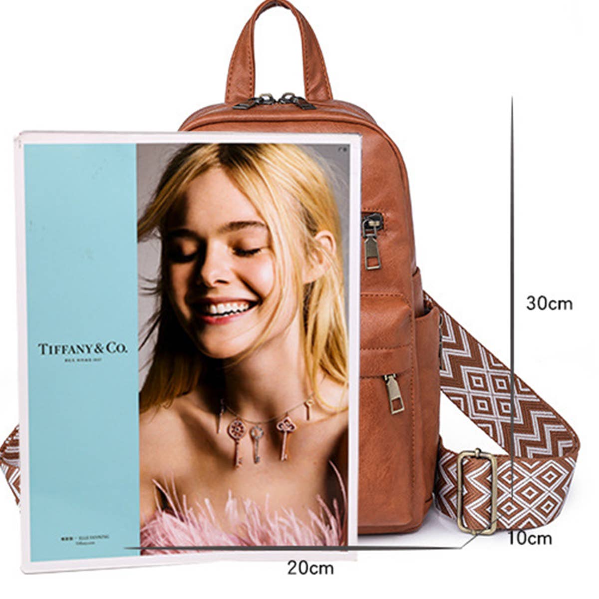 LEISURE TRAVEL DUAL-PURPOSE CHEST BAG BACKPACK_CWAB2881