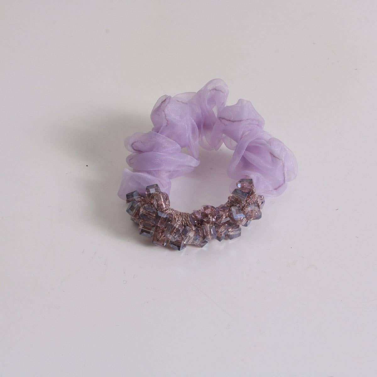 Simple Organza Hair Tie Elegant Soft High Elastic_CWAHA6782