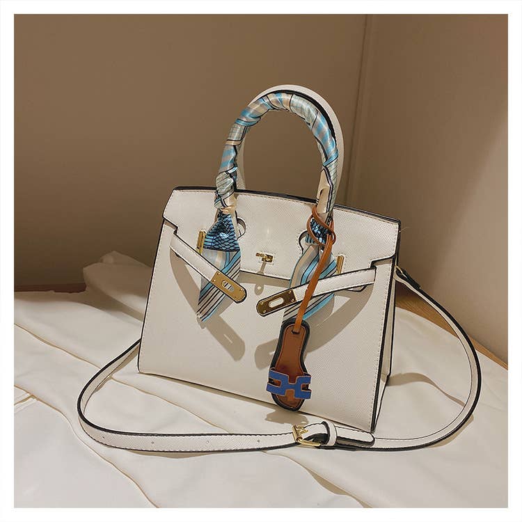 Retro large-capacity hand-held crossbody bag